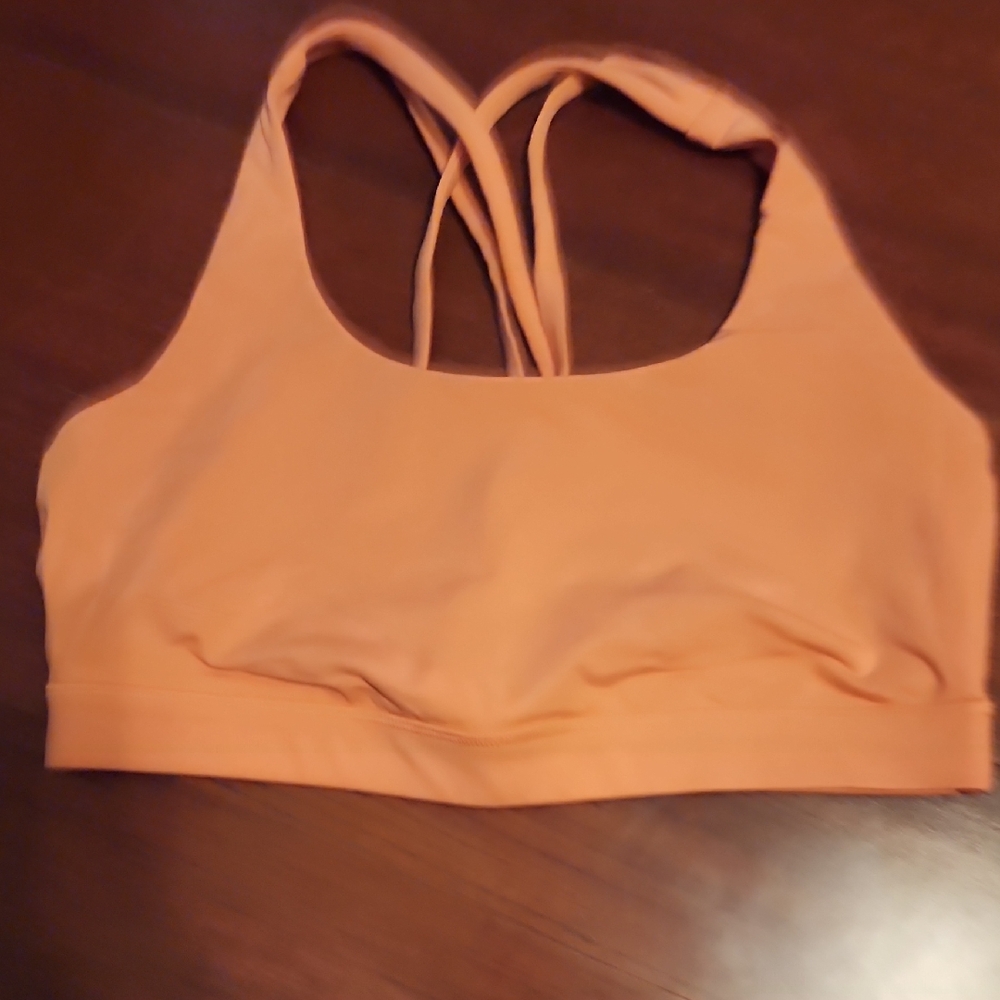 Lululemon Athletica Peach Sports Bra